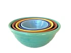Vintage Bauer Mixing Bowl Set Of 5 Excellent Condition #36 30 24 18 12