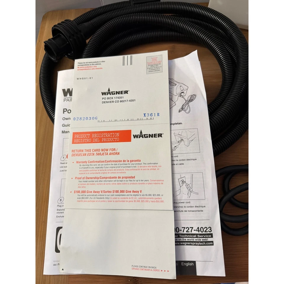 NUEVO Kit de herramientas removedor de papel tapiz modelo hogar vapor eléctrico Wagner 705 Foto 4 de 4