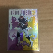 AARON DOBSON  PATRIOTS  RC  2013 PANINI ROOKIES & STARS CRUSADE #1 Pink /99