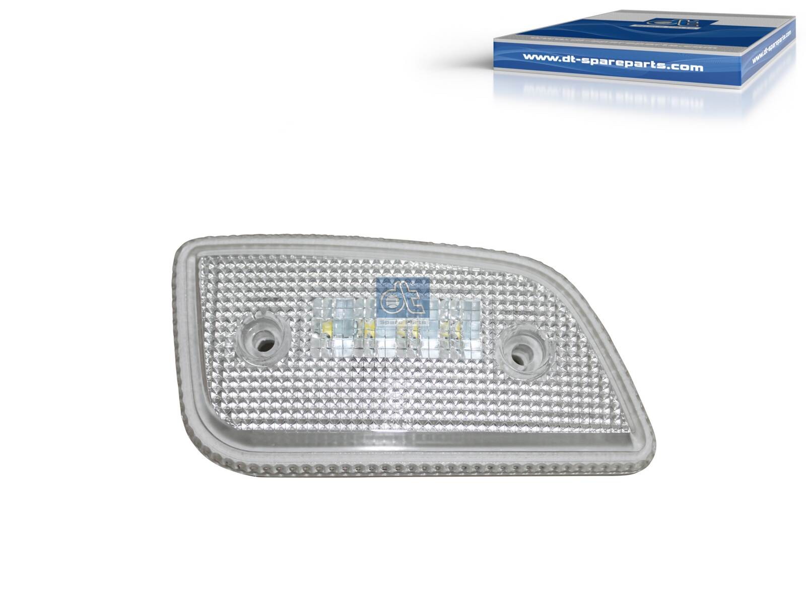 Fits DT SPARE PARTS 4.68894 Side marker 4.68894 Outline marker lights R, white,