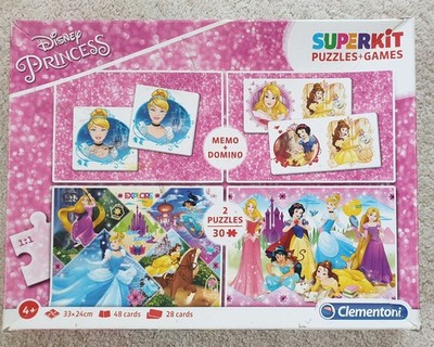 Puzzle Clementoni - Supercolor  - Superkit - Disney Princess, 2x30 Teile