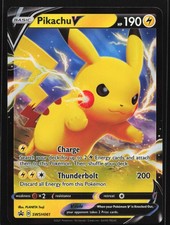 Pikachu V SWSH061 SWSH: Spada e Scudo Stella Nera Carta Pokemon Promo