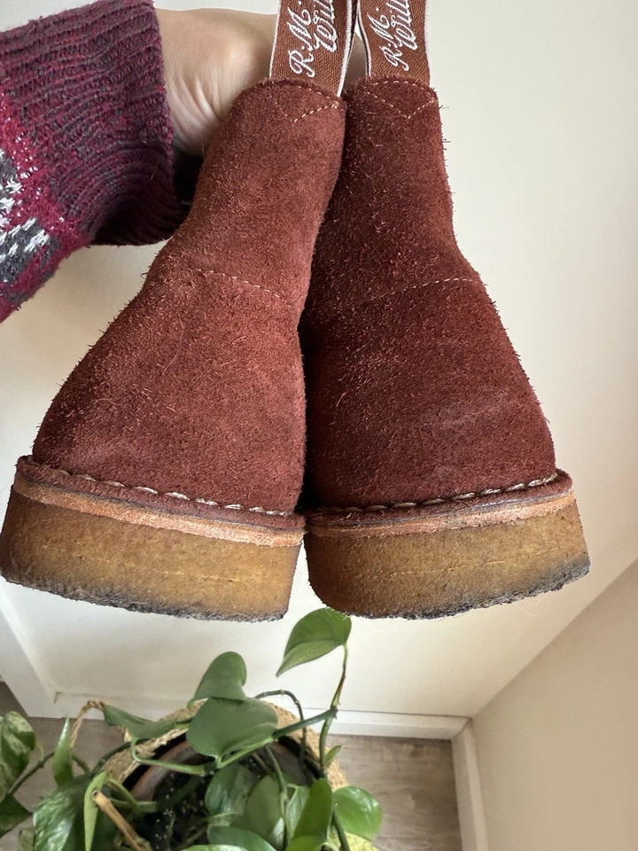 Botas de postre de gamuza tabaco R M Williams talla 11 Foto 4 de 4