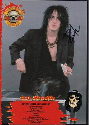 Izzy Stradlin Autogramm signed, persönlich gesammelt