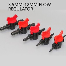 Flow Regulator Water Pump Straight Valve DIY Flow Switch Stop Valve 3.5mm-12mm