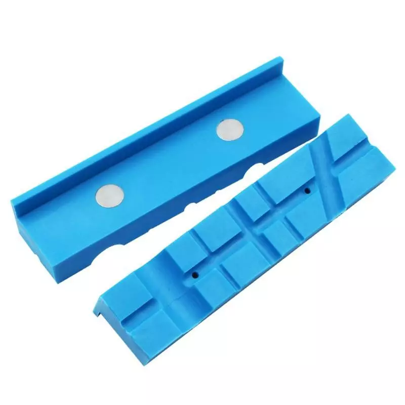2PCS Magnetic Soft Pad Jaws Rubber For Metal Vise 5.5Inch Bench Vice Vise Jaw
