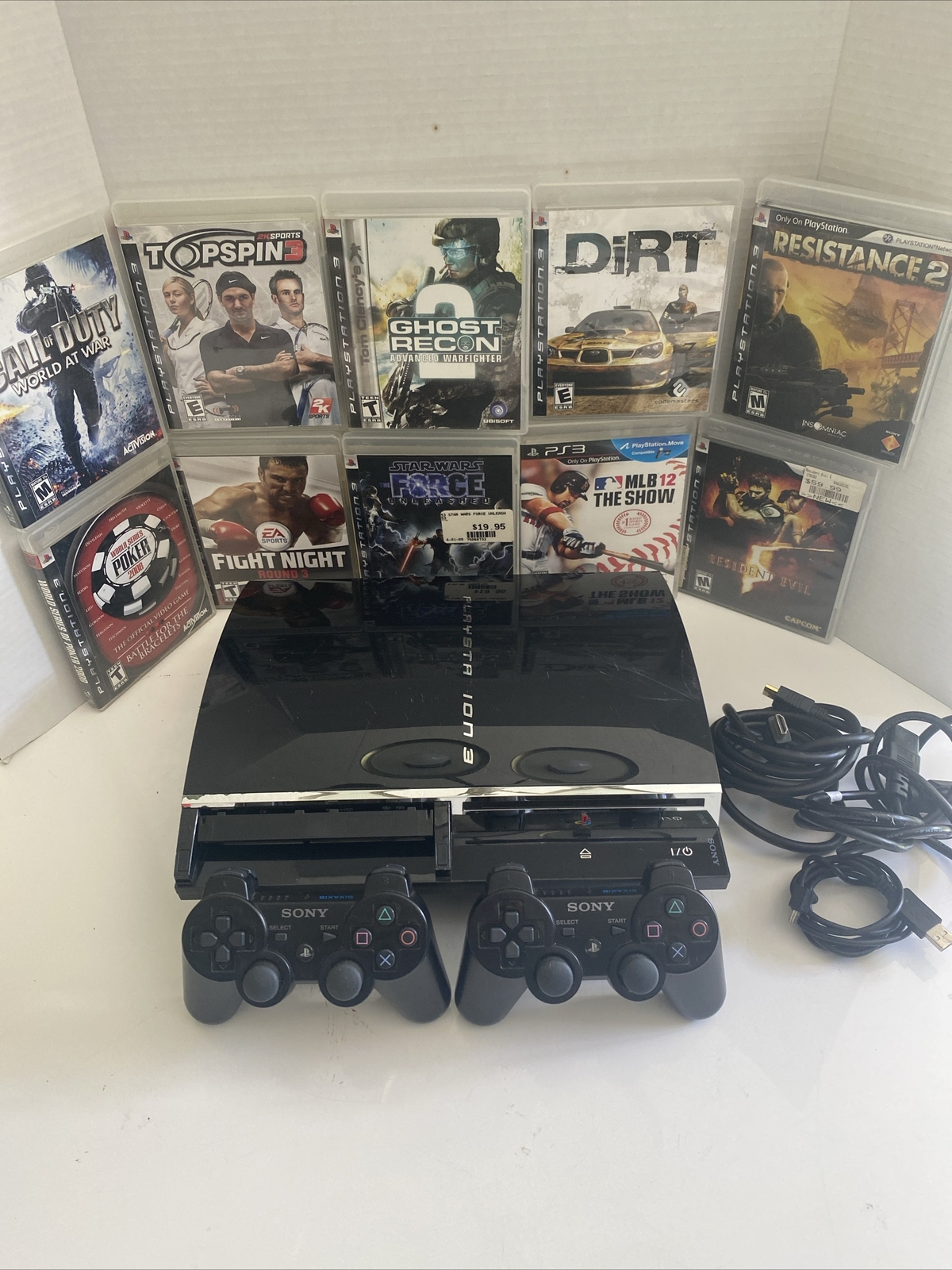 Sony PlayStation 3 60GB Backwards Compatible Console PS3 Tested Working