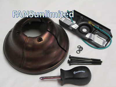 Hang Tru Canopy Mounting Kit Weathered Copper For Casablanca Ceiling Fan Ebay