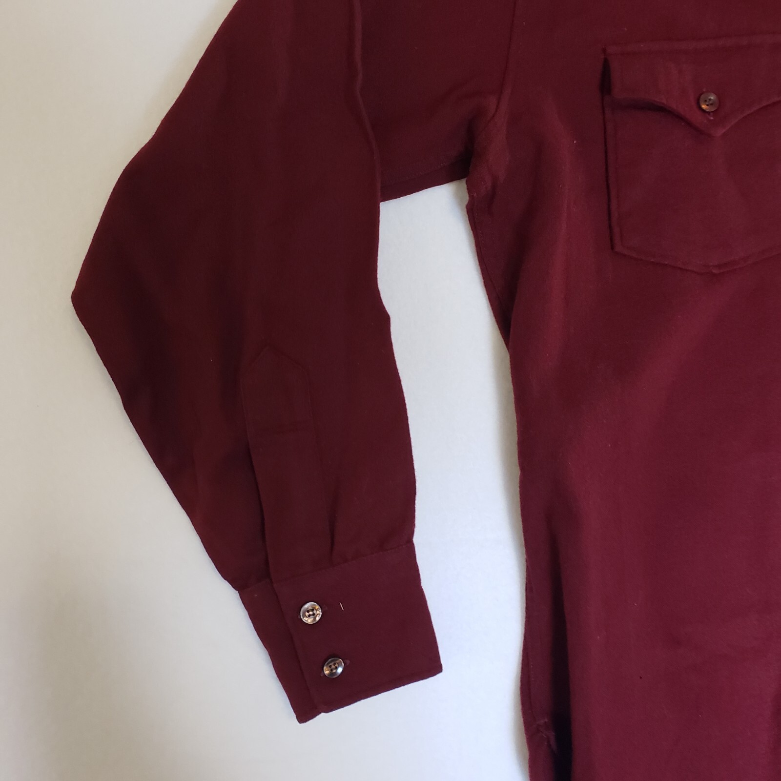 VTG Pendleton Size Medium Wool Western Style Butt… - image 4