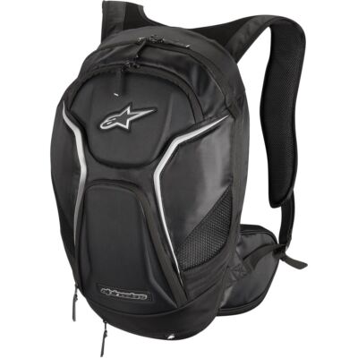 Alpinestars 2025 Tech Aero Rucksack Bag Schwarz Weiß MX Quad ATV Off Road Enduro