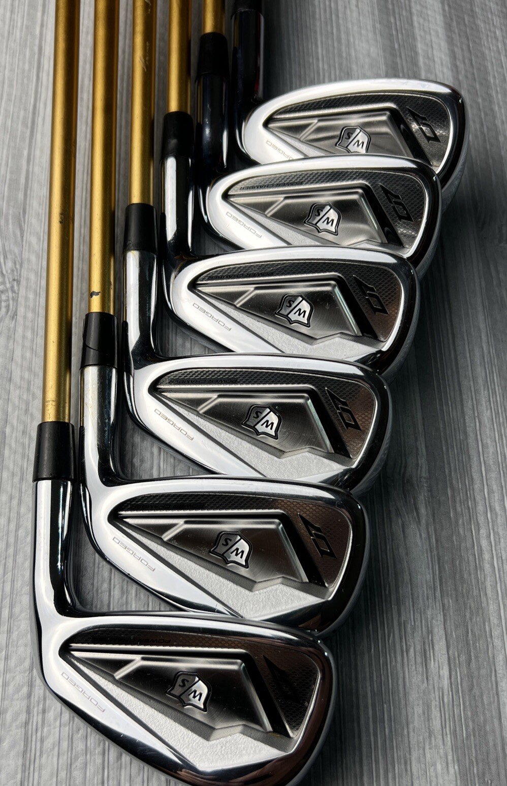 Wilson D7 Power Chamber Iron Set 5.6.7.8.9 And Pitching Wedge