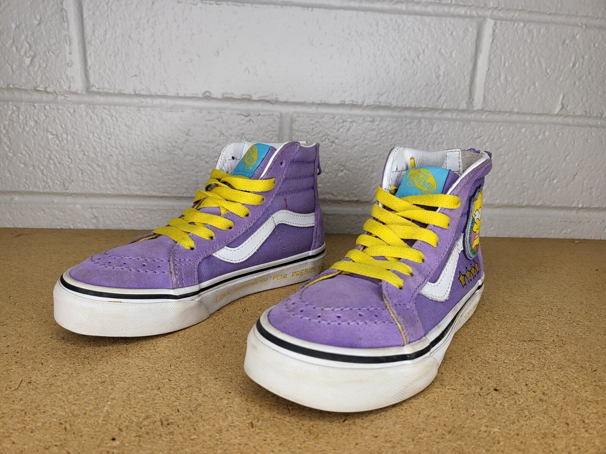 Vans x The Simpsons Lisa For President SK8-Hi Top US Kids Size