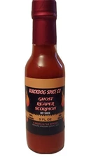 Blackdog Spice Co Ghost Reaper Scorpion Hot Sauce Hand Crafted in Buffalo NY