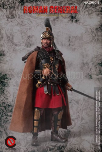 1/6 CHINA.MODEL ZH016 Black Gold Roman General Male Action Figure In Stock - Picture 5 of 8