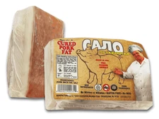 SALO SALTED PO-UKRAINSKI 1 LB Cured Pork Fat MSG FREE Made in USA САЛО СОЛОМКА
