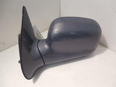 2001-04 Hyundai Santa Fe driver side power non-heated door mirror; blue