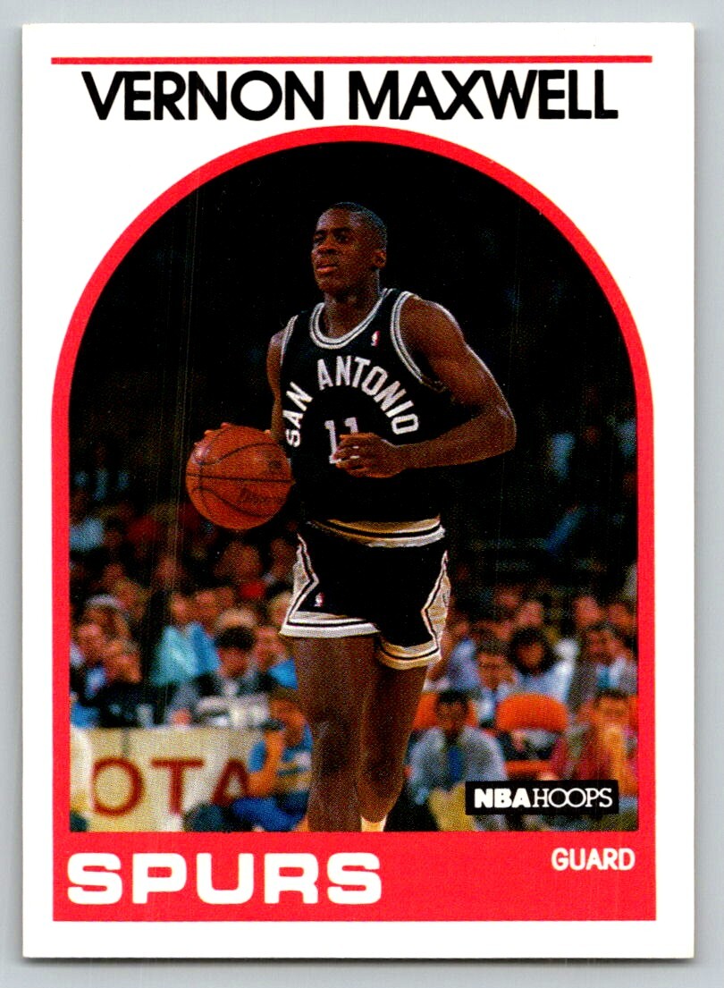 1989-90 HOOPS VERNON MAXWELL RC SAN ANTONIO SPURS #271 | eBay