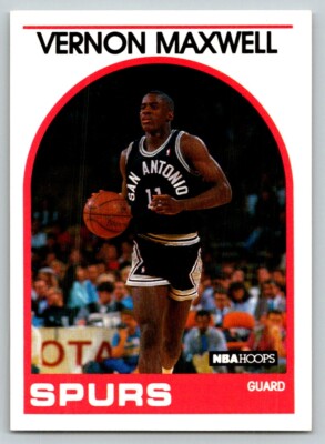 1989-90 HOOPS VERNON MAXWELL RC SAN ANTONIO SPURS #271 | eBay