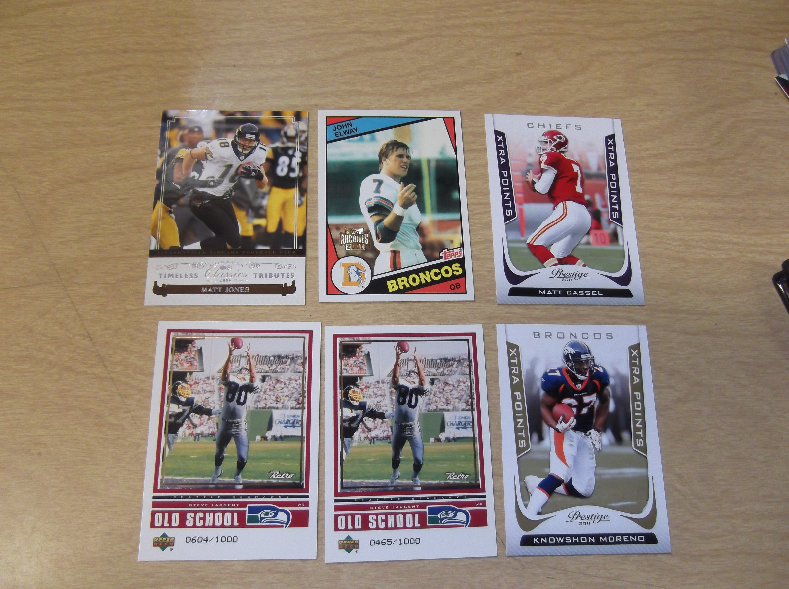 2011 PRESTIGE FB #99 MATT CASSEL XTRA POINTS PURPLE MACH #30/50 CHIEFS