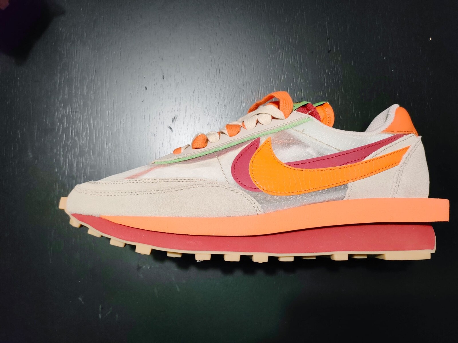 SACAI X NIKE Nike LDWaffle x sacai x CLOT Orange Blaze