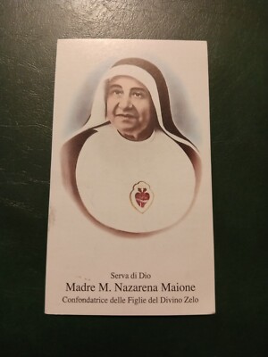 Saint With Relic Relic Relic Servant Of God Mother Mary Nazarene Maione