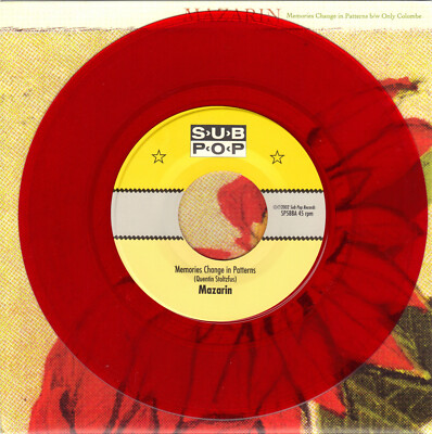 Mazarin ''Memories Change in Patterns'' Sub Pop Singles Club color vinyl OOP