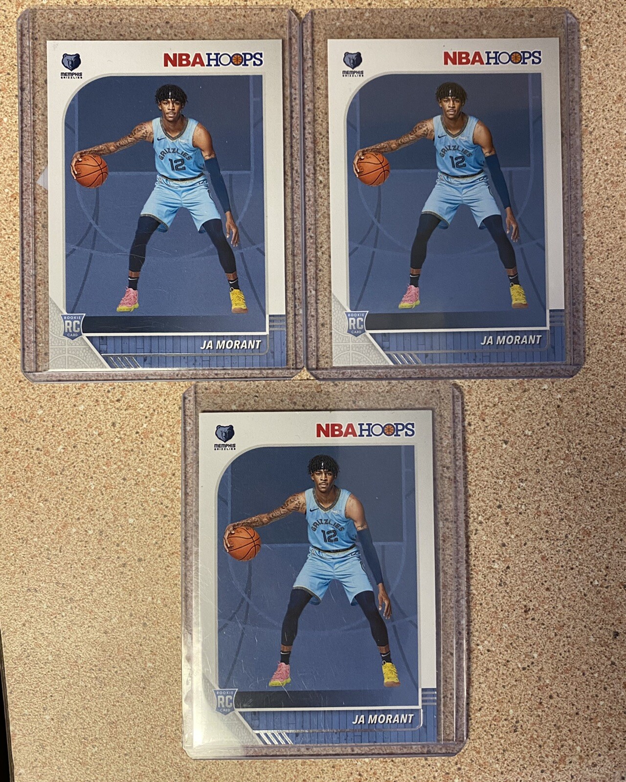 JA MORANT 201920 Panini NBA Hoops 259 RC Rookie Memphis Grizzlies ROY 📈