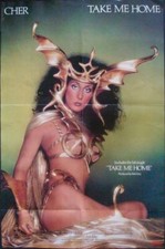 CHER TAKE ME HOME original album poster 1979 23x32.5 RARE
