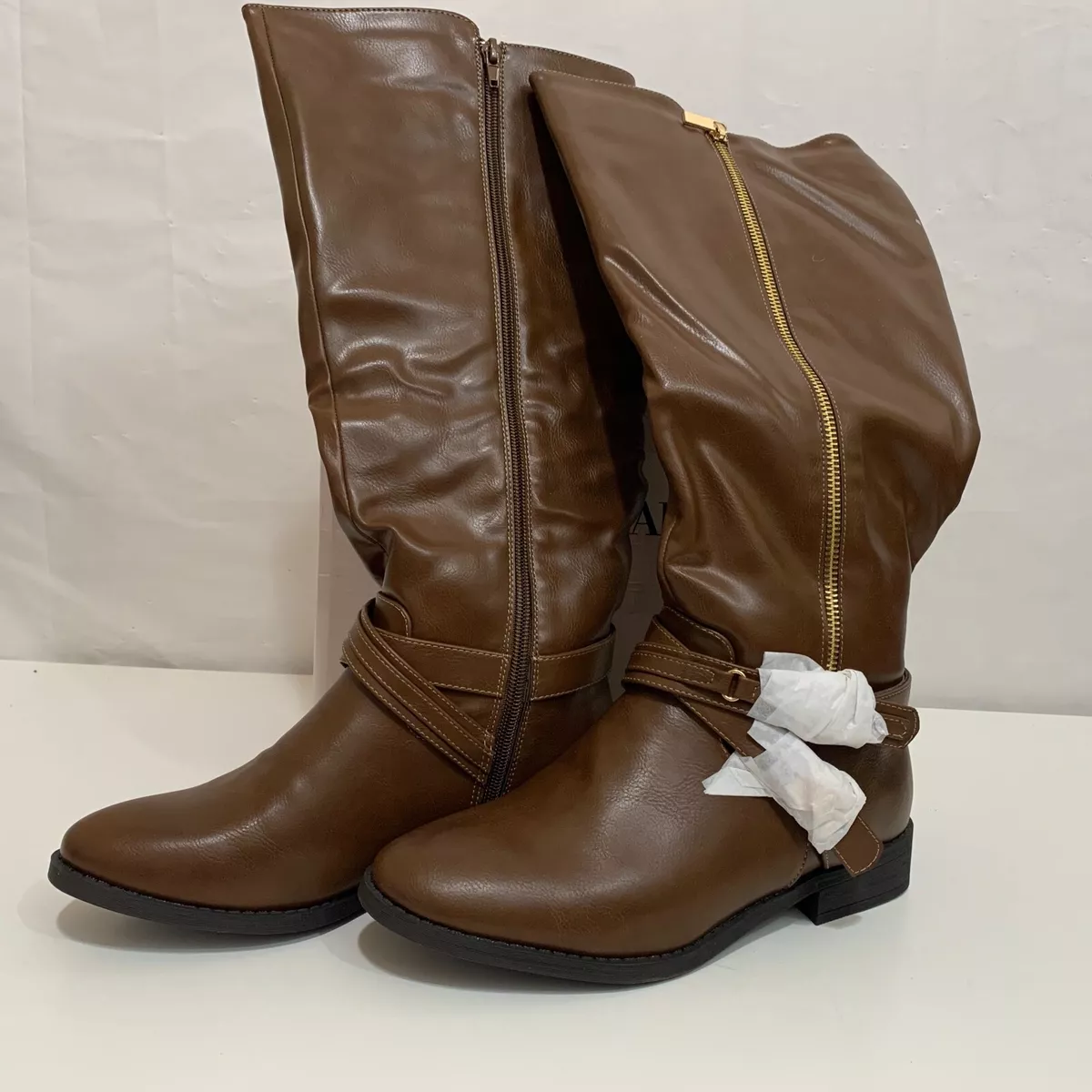 Justfab brown boots top