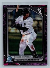 2024 Bowman Draft #BDC-164 Alexander Albertus Purple Crater White Sox /199