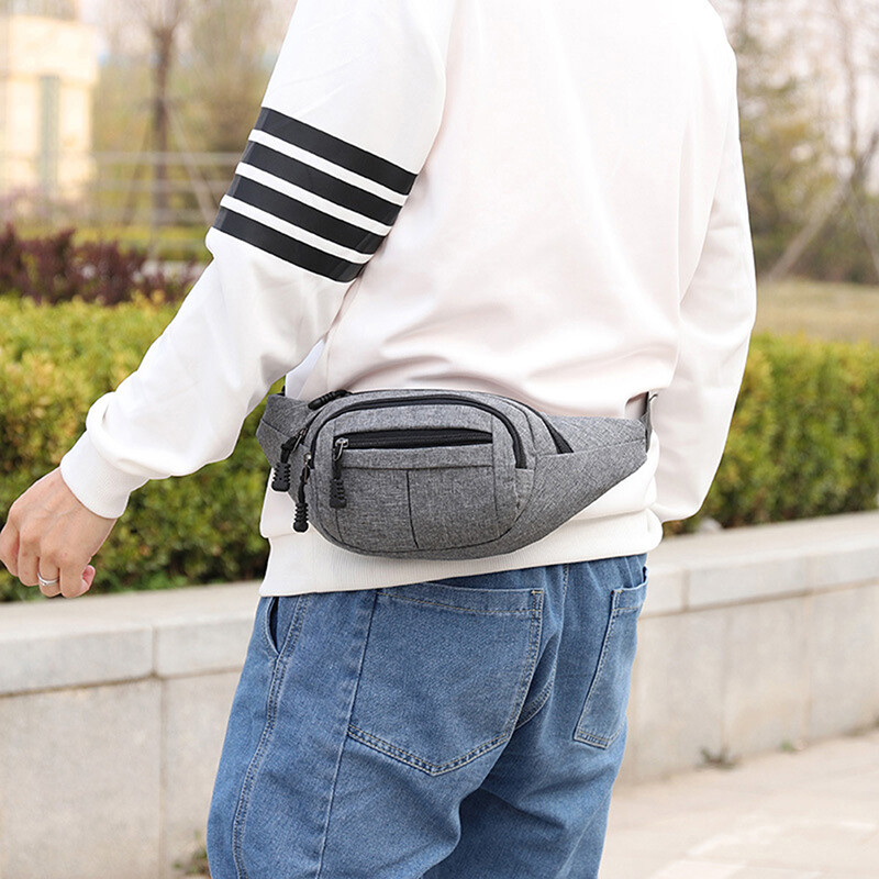 Men Waist Pack Nylon Sport Fanny Bags Boy Drop Leg Bags Hip Bum Belt