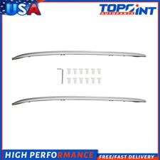 2x Silver Car Aluminum Roof Rack For 2017-2022 Honda CRV CR-V Side Rail cargo