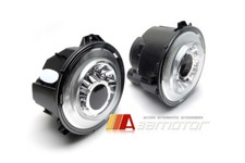 M Style White LED Chrome Headlight Lamp LHD fits 10-15 Mercedes W463 G-Wagon RHD