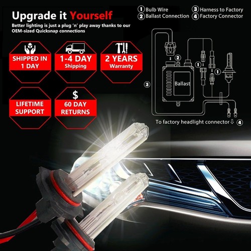 For 1996-2017 Toyota RAV4 Fog/Headlight 35W 55W HID Kit AutoVizion Xenon - Picture 3 of 12