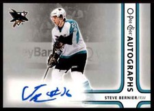 2006-07 O-PEE-CHEE AUTOGRAPHS STEVE BERNIER AUTO SAN JOSE SHARKS #A-SB