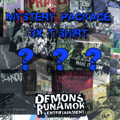 Mystery Package 3xT-SHIRT HARDCORE AGNOSTIC FRONT NYHC HATEBREED BLOOD FOR BLOOD