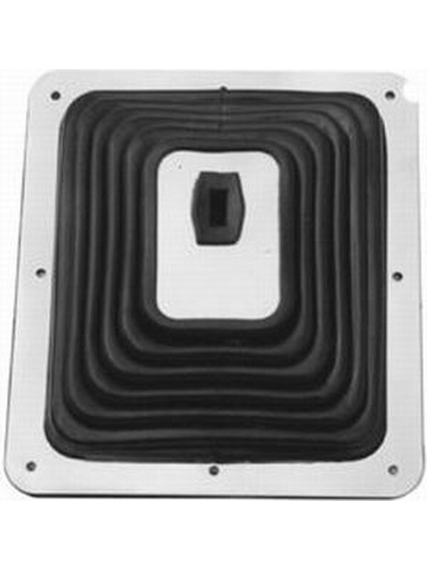 Shifter Boot + Trim Plate Universal Rubber Chrome Ring Genuine Mr