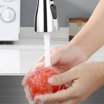 Universal 360° Rotatable Kitchen Faucet Extender Aerator Plastic Splash Filter K