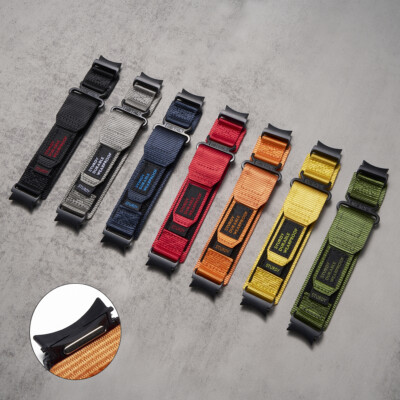 No Gaps Rugged Nylon Loop Strap Band For Samsung Galaxy Watch 7/6/5/4 40/44/47mm