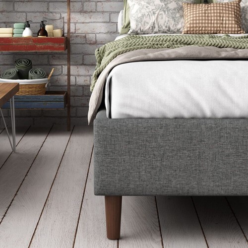 Bed Frame Mattress Foundation (Dark Grey) – Double - Picture 6 of 12