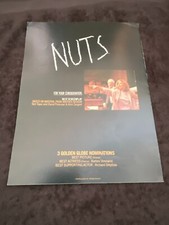 NUTS 1987 Oscar ad with Barbra Streisand for Best Actress, Richard Dreyfuss