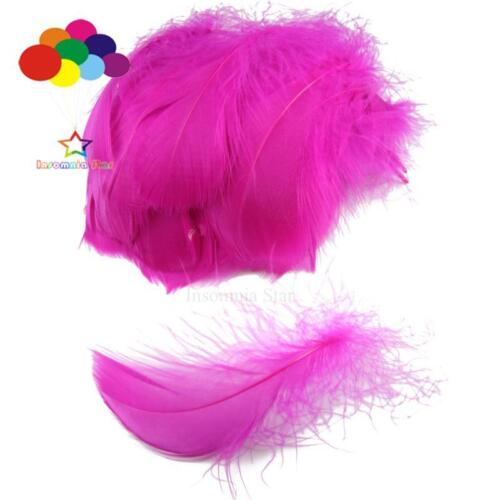 Diy 100 Pcs/Lot Colourful Goose feather 4-7cm 1-2 Inch Stage Props Dream Catcher - Picture 80 of 138