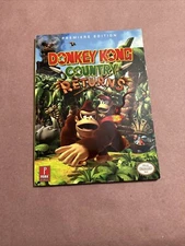 Donkey Kong Country Returns: Prima Games - Premiere Edition W/ Poster intact!