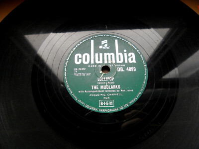 1160/ MUDLARKS-Lollipop-KULT-Young dove s calling-JUKEBOX-Hits-78rpm Schellack