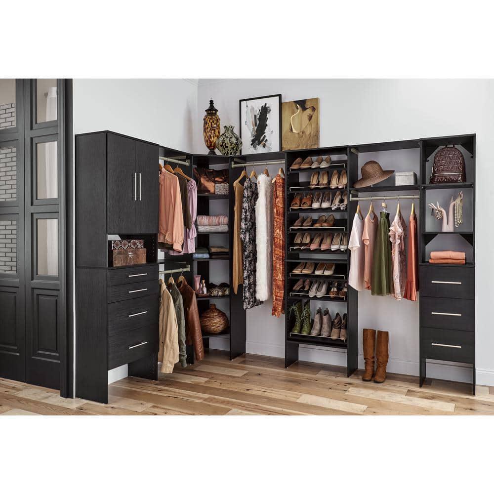 Closet Maid Impressions Standard 84 W 120 W Noir Wood