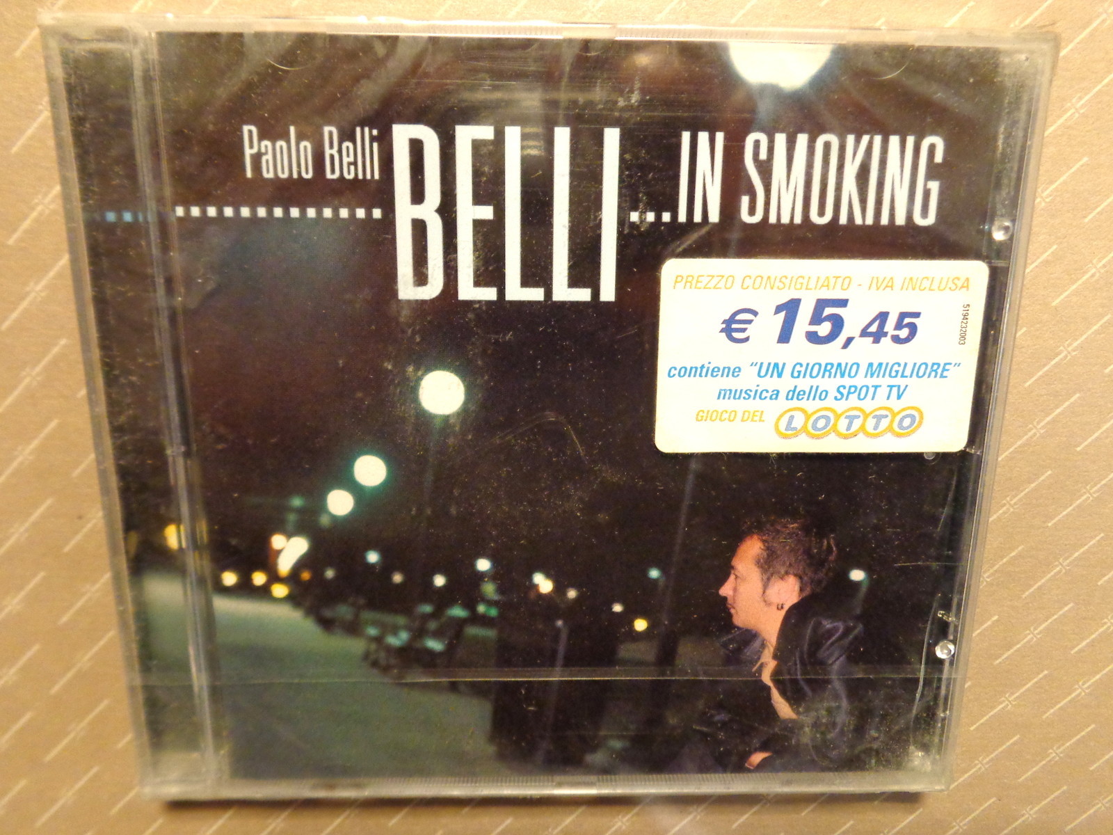 PAOLO BELLI  -  BELLI... IN SMOKING  -  Spot gioco del Lotto  -  CD 2004  NUOVO