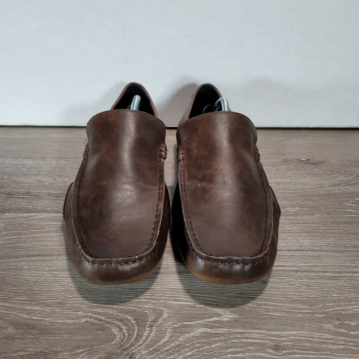 Kenneth Cole Reaction World Hold On Mens 10M Brown Leather 