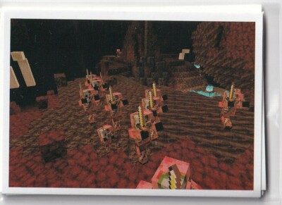 Panini Minecraft Treasure Sticker 2021 Nr. 139 Explore the Nether