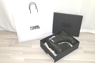 Karl Lagerfeld Herren Stiefel Boots Terra Firma HiLace EU-Gr. 44 Neu KLL91171400