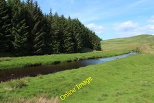 Photo 6x4 Water of Ken at Smittons Bridge Culmark Moss  c2014